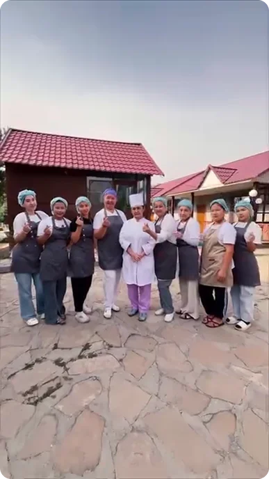 Питание в лагере Gorki Island